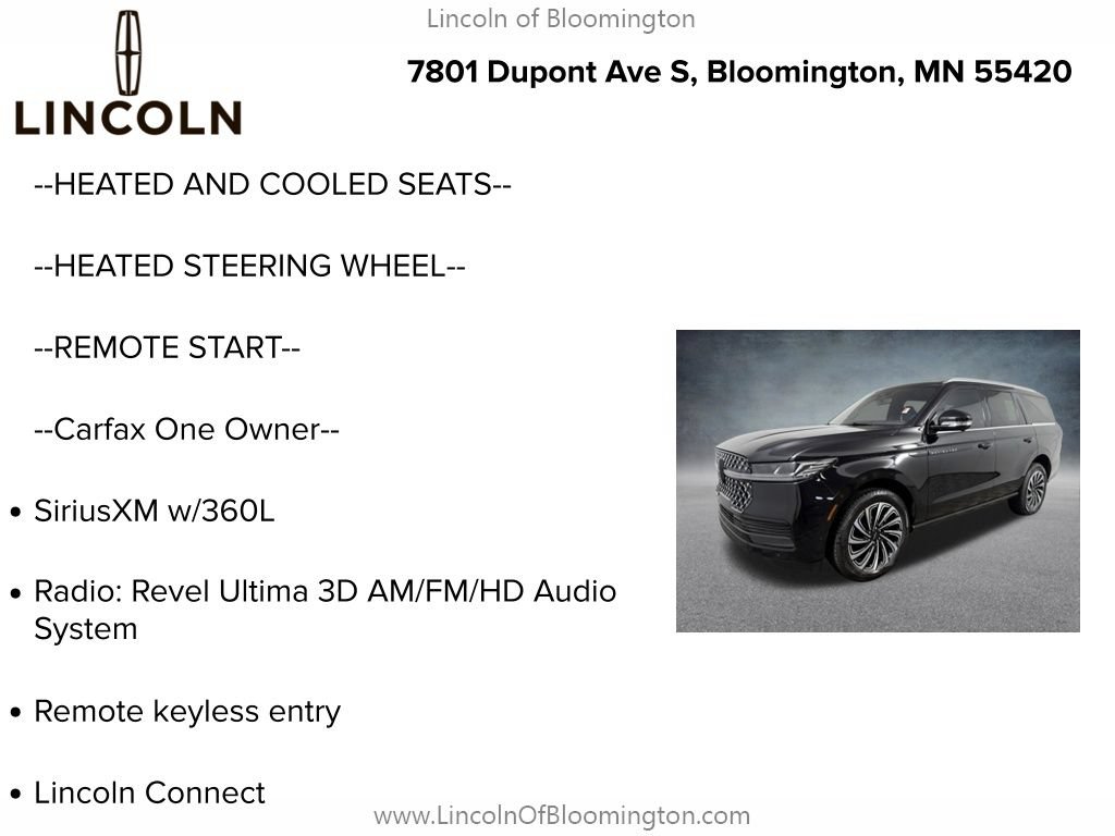 Used 2025 Lincoln Navigator Black Label AWD/4WD image 5