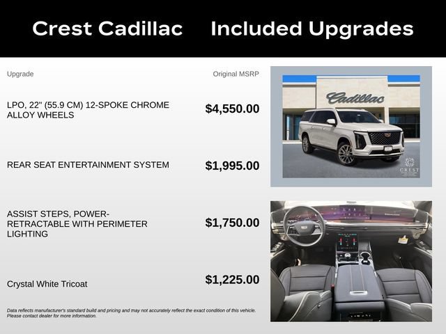 New 2025 Cadillac Escalade ESV Premium Luxury AWD/4WD image 5