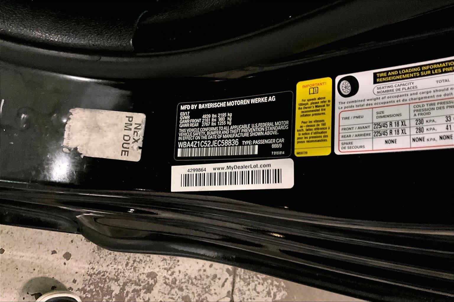 Used 2018 BMW 430i Convertible RWD image 30