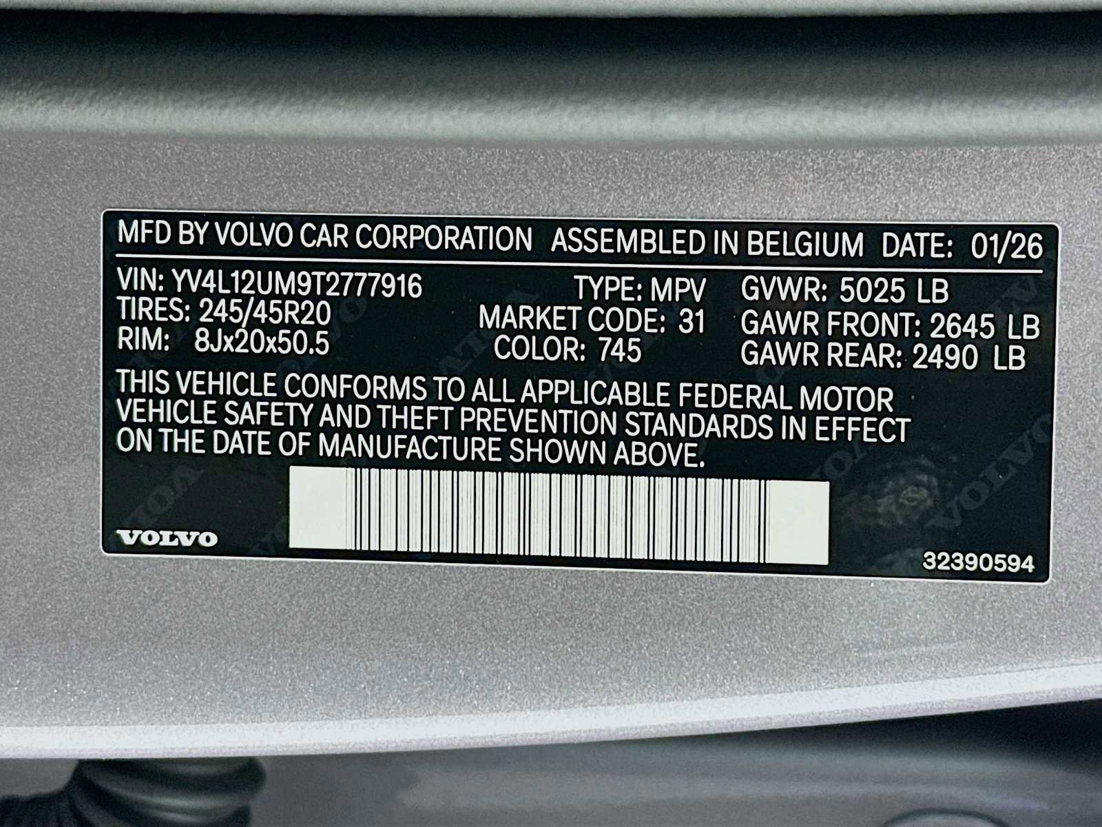 New 2026 Volvo XC40 B5 Ultra w/ Climate Package AWD/4WD image 30