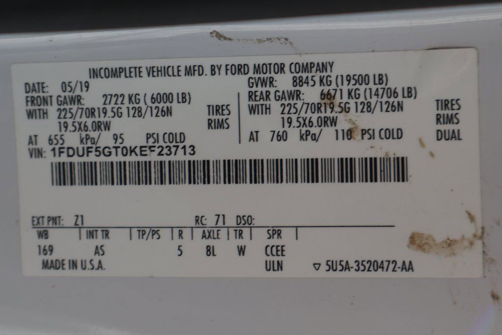 Used 2019 Ford F550 2WD Regular Cab Super Duty image 52