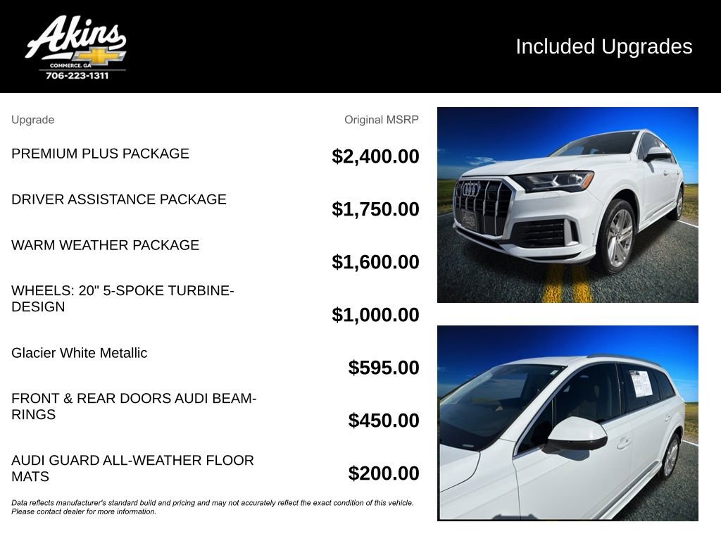 Used 2020 Audi Q7 2.0T Premium Plus w/ Premium Plus Package image 5