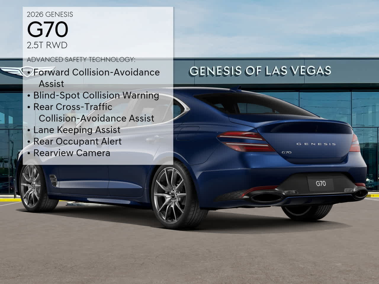 New 2026 Genesis G70 2.5T RWD image 7