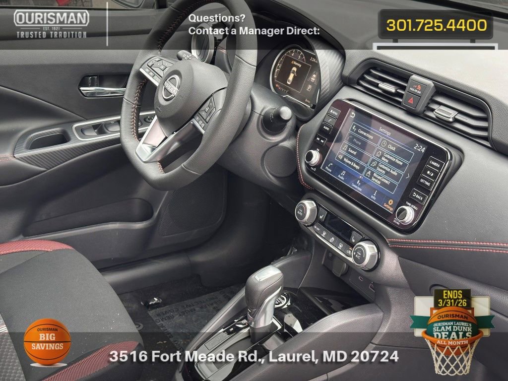 New 2025 Nissan Versa SR w/ Trunk Package image 7