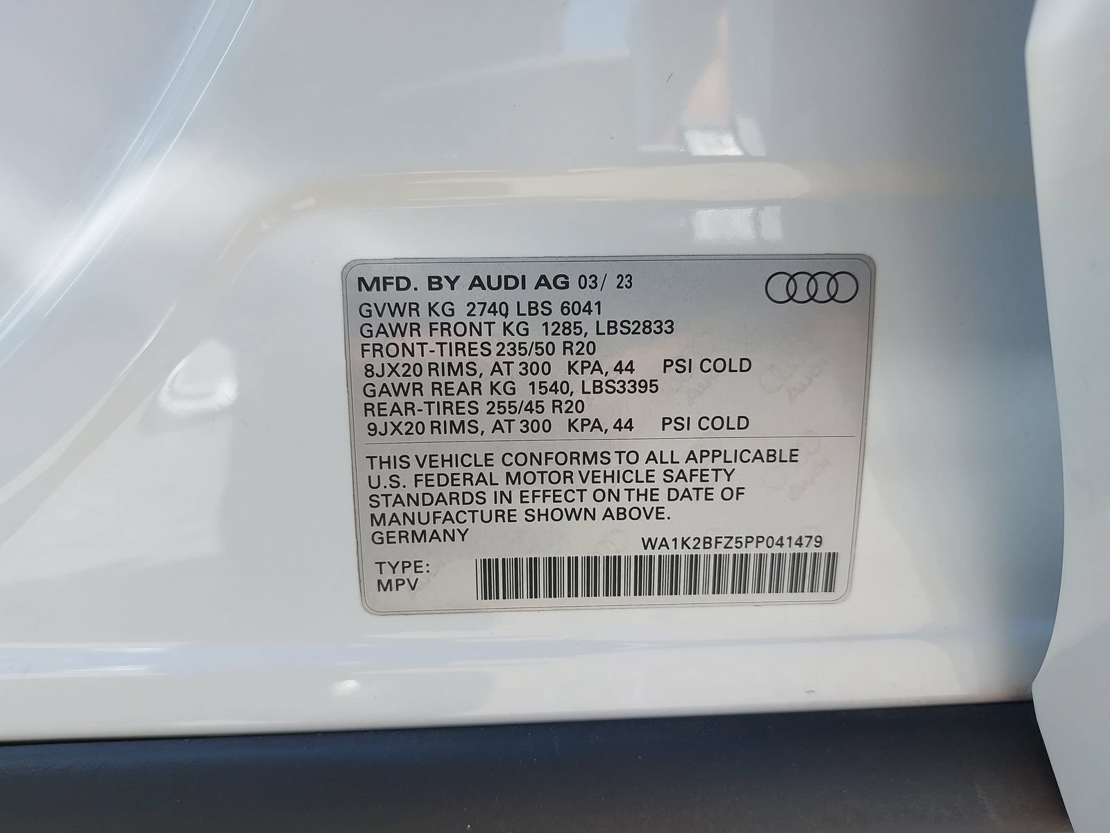Certified 2023 Audi Q4 e-tron Premium w/ Convenience Package AWD/4WD image 41