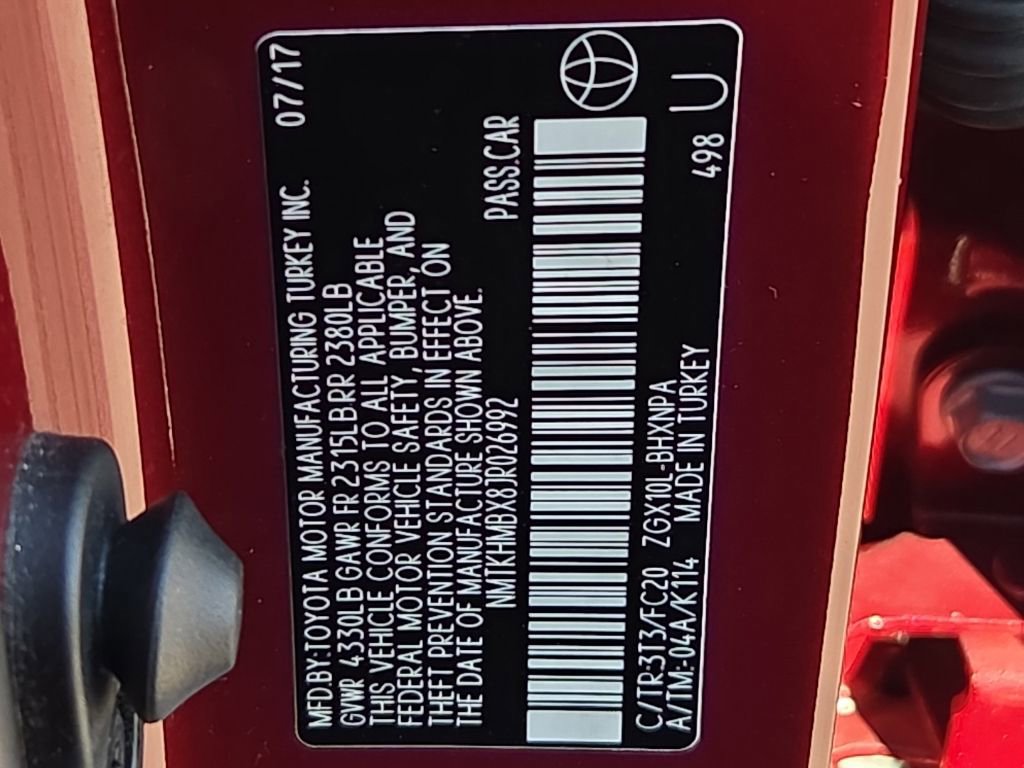 Used 2018 Toyota C-HR XLE image 30
