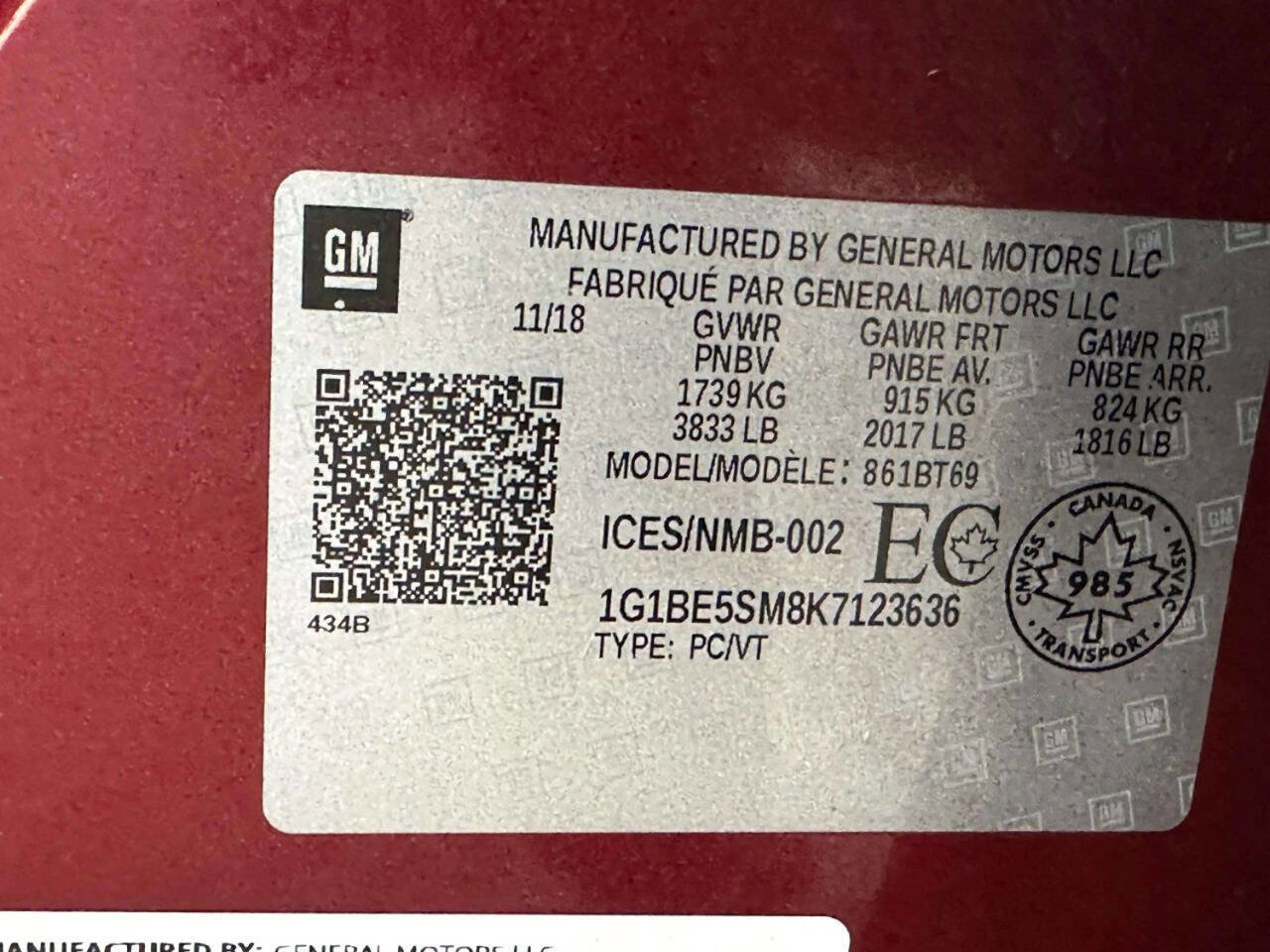 Used 2019 Chevrolet Cruze LT image 22