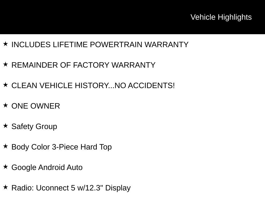 Used 2025 Jeep Wrangler Unlimited Sahara w/ Safety Group AWD/4WD image 10