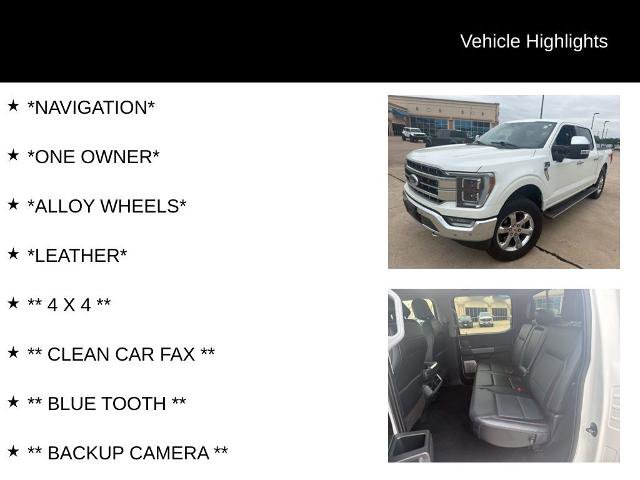 Certified 2023 Ford F150 Lariat w/ Equipment Group 502A High AWD/4WD image 4