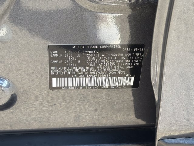 Certified 2024 Subaru Outback Touring AWD/4WD image 30