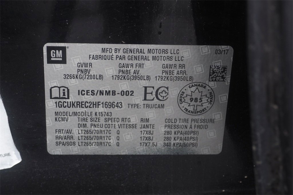 Used 2017 Chevrolet Silverado 1500 LT image 24