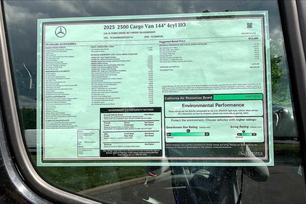 New 2025 Mercedes-Benz Sprinter 144 Cargo image 11