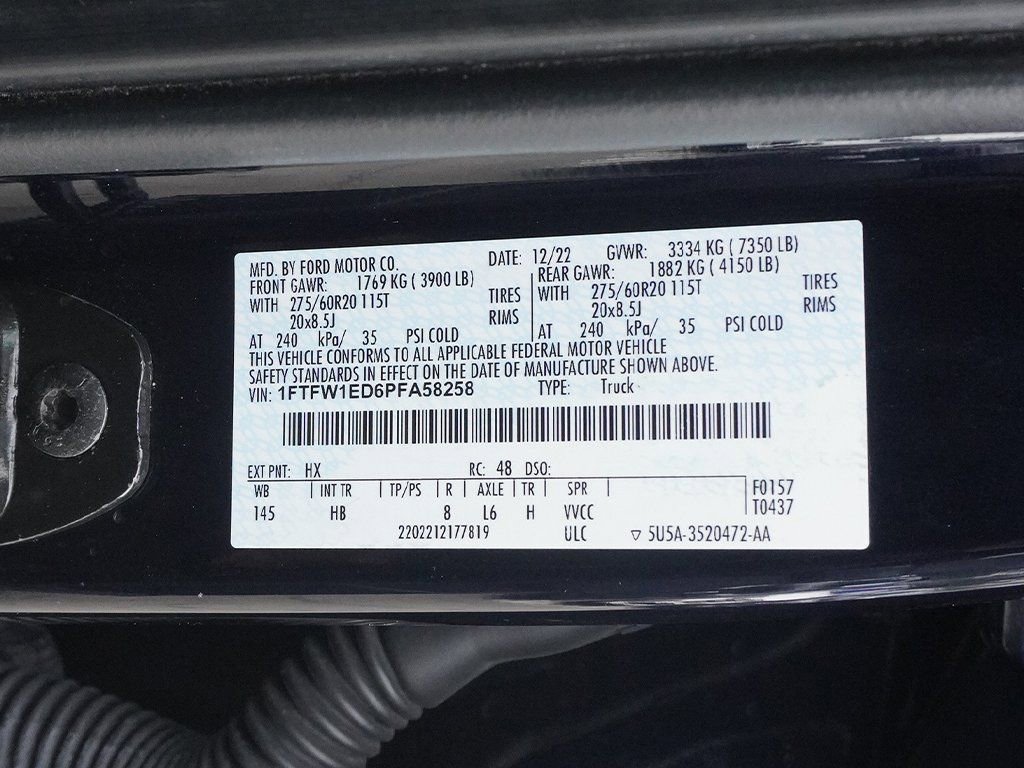 Used 2023 Ford F150 Lariat w/ Equipment Group 502A High image 50