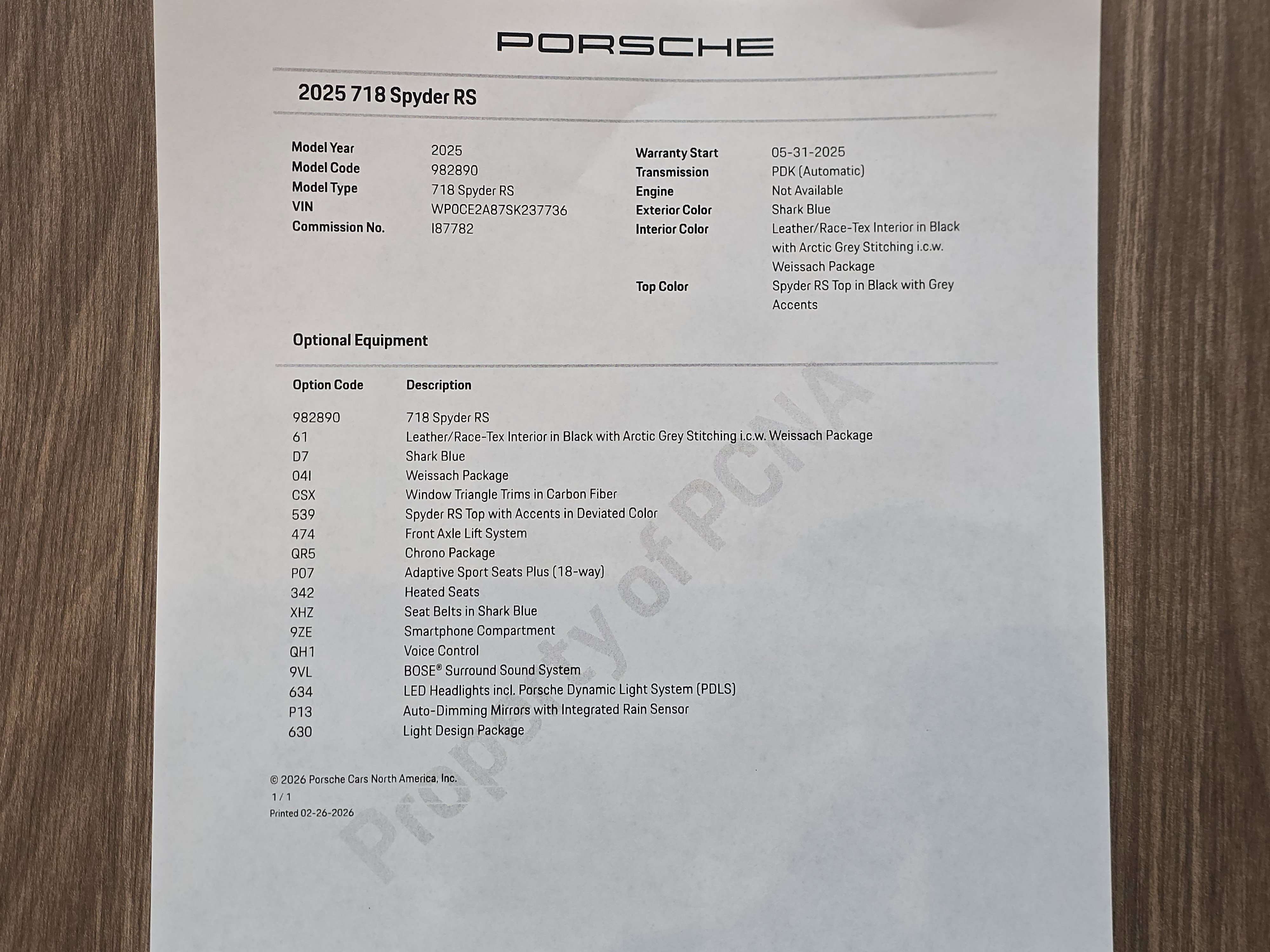Certified 2025 Porsche 718 Boxster Spyder RS image 29
