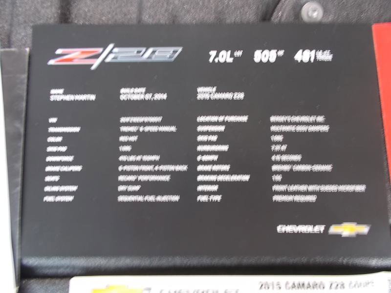 Used 2015 Chevrolet Camaro Z/28 image 83