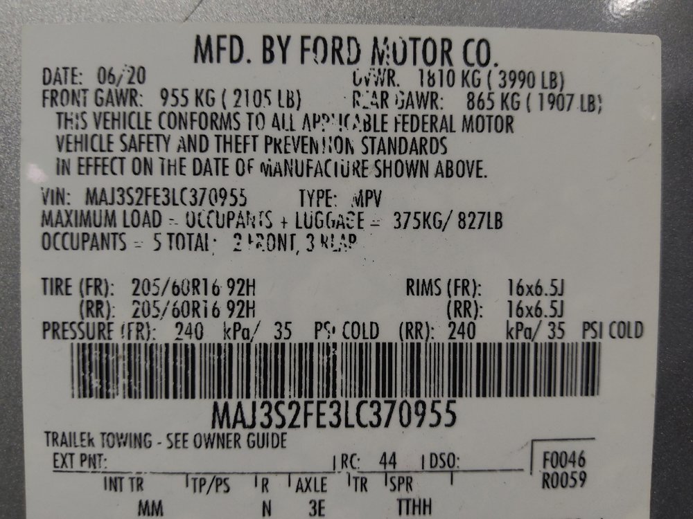 Used 2020 Ford EcoSport S FWD image 33