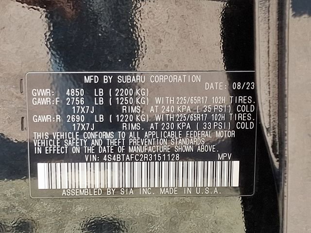 Used 2024 Subaru Outback Premium w/ Popular Package #1A image 26