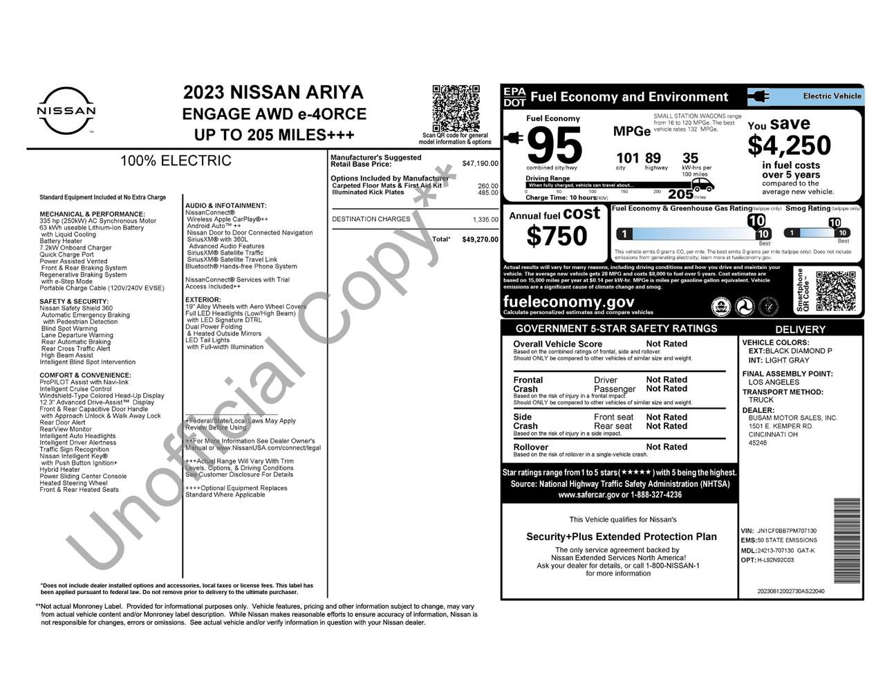 Certified 2023 Nissan Ariya AWD image 33