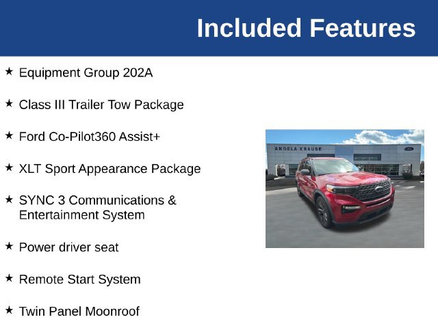 Used 2021 Ford Explorer XLT w/ Equipment Group 202A RWD image 5
