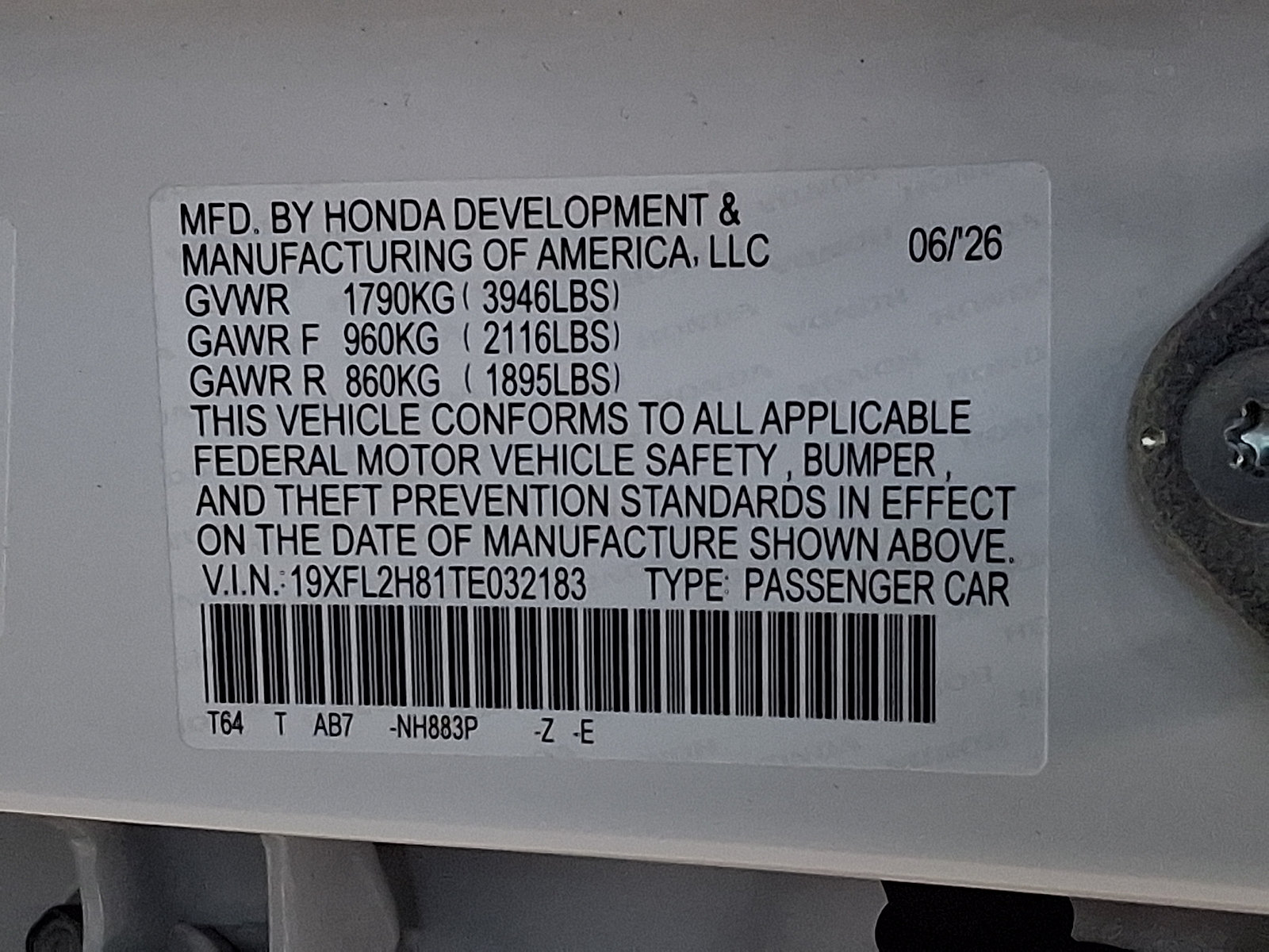 New 2026 Honda Civic Sport image 10