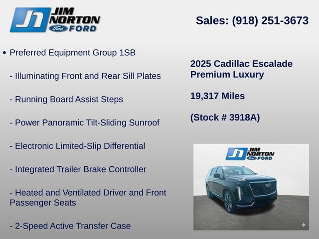 Used 2025 Cadillac Escalade Premium Luxury w/ Touring Package AWD/4WD image 8