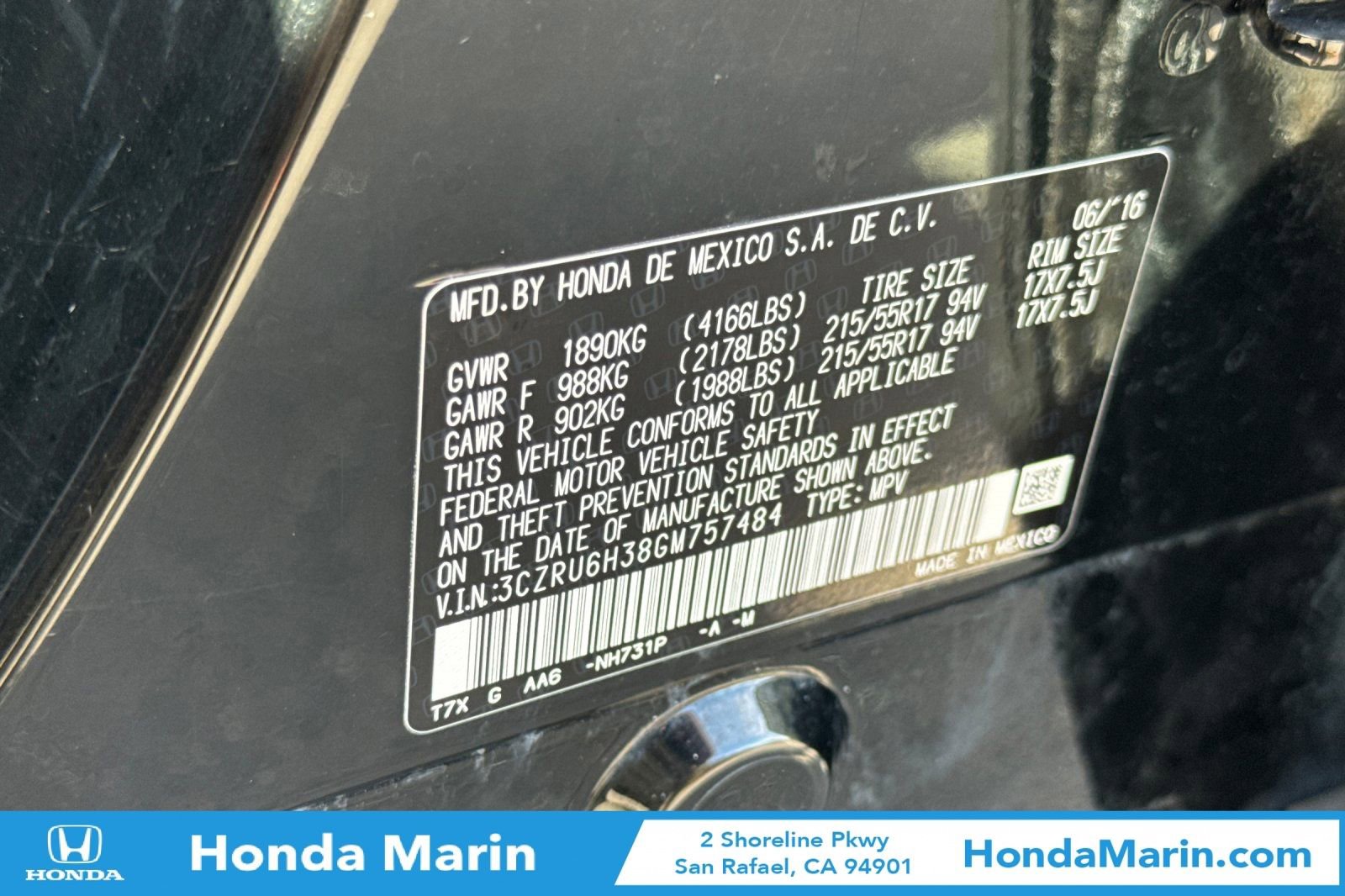 Used 2016 Honda HR-V LX image 34