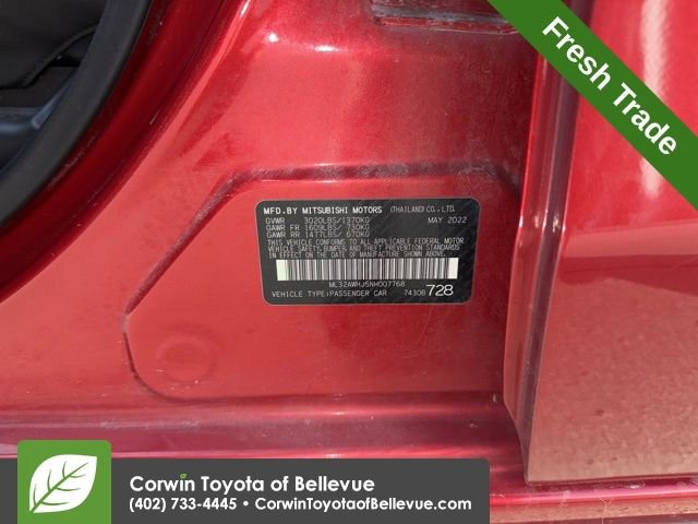 Used 2022 Mitsubishi Mirage SE image 12