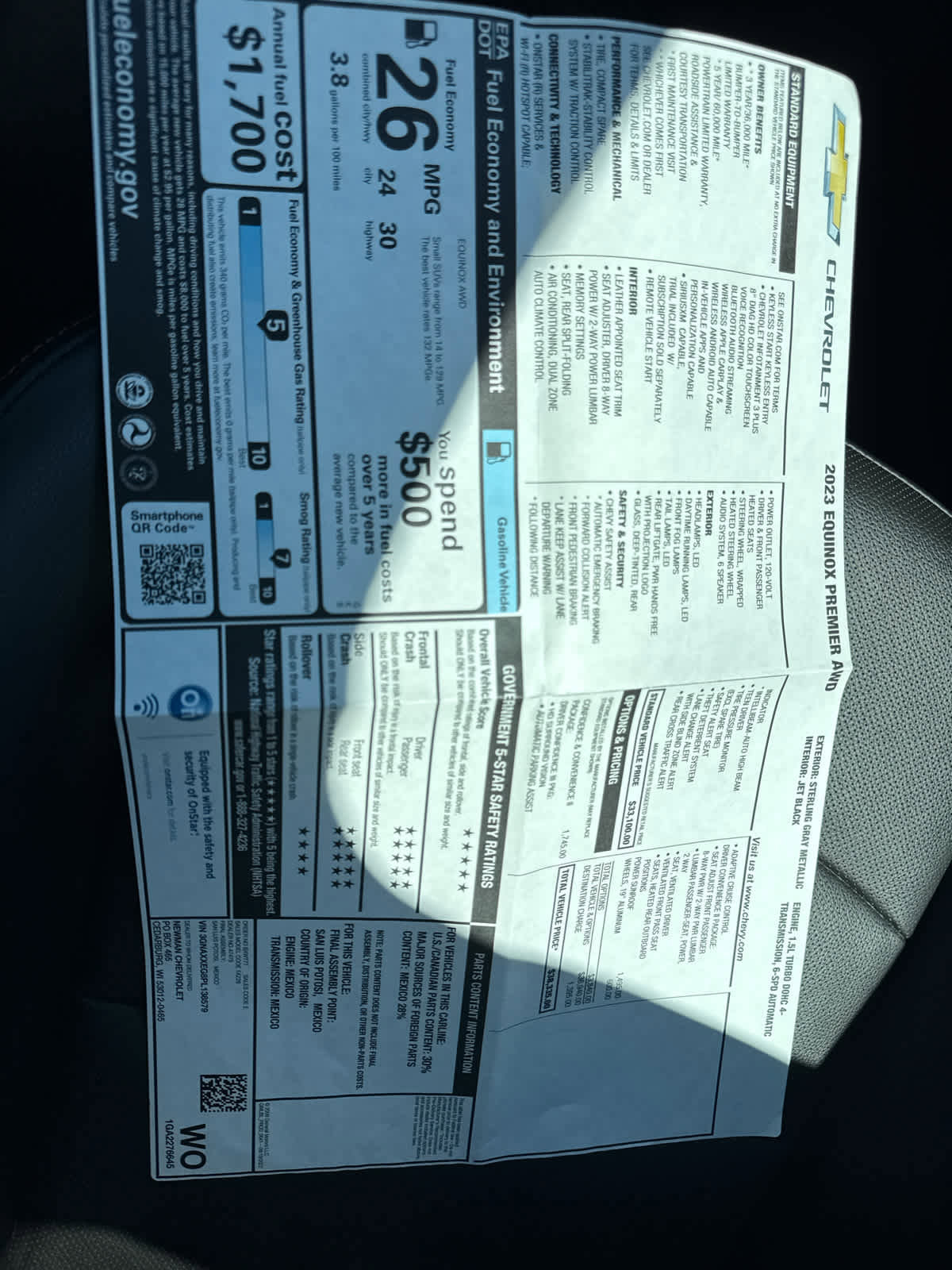 Certified 2023 Chevrolet Equinox Premier AWD/4WD image 30