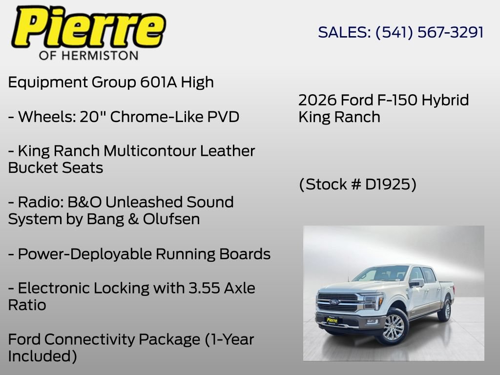New 2026 Ford F150 King Ranch w/ Equipment Group 601A High AWD/4WD image 6