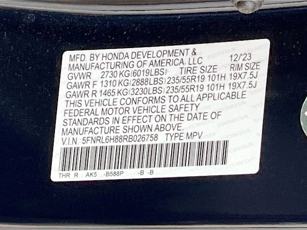 Used 2024 Honda Odyssey Touring image 35