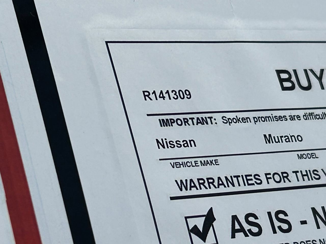 Certified 2025 Nissan Murano SV w/ Cargo Package image 37