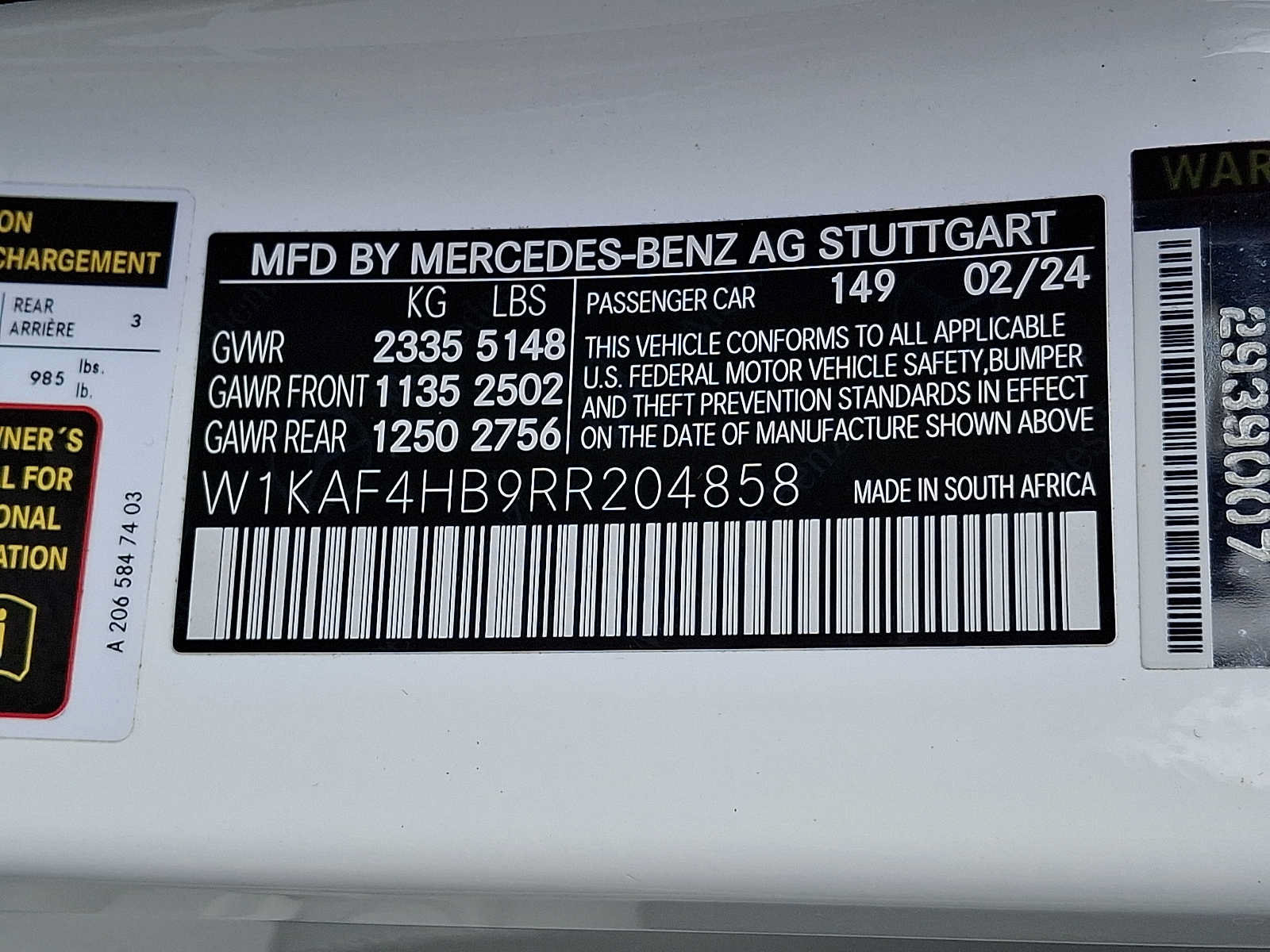 Certified 2024 Mercedes-Benz C 300 4MATIC Sedan image 25