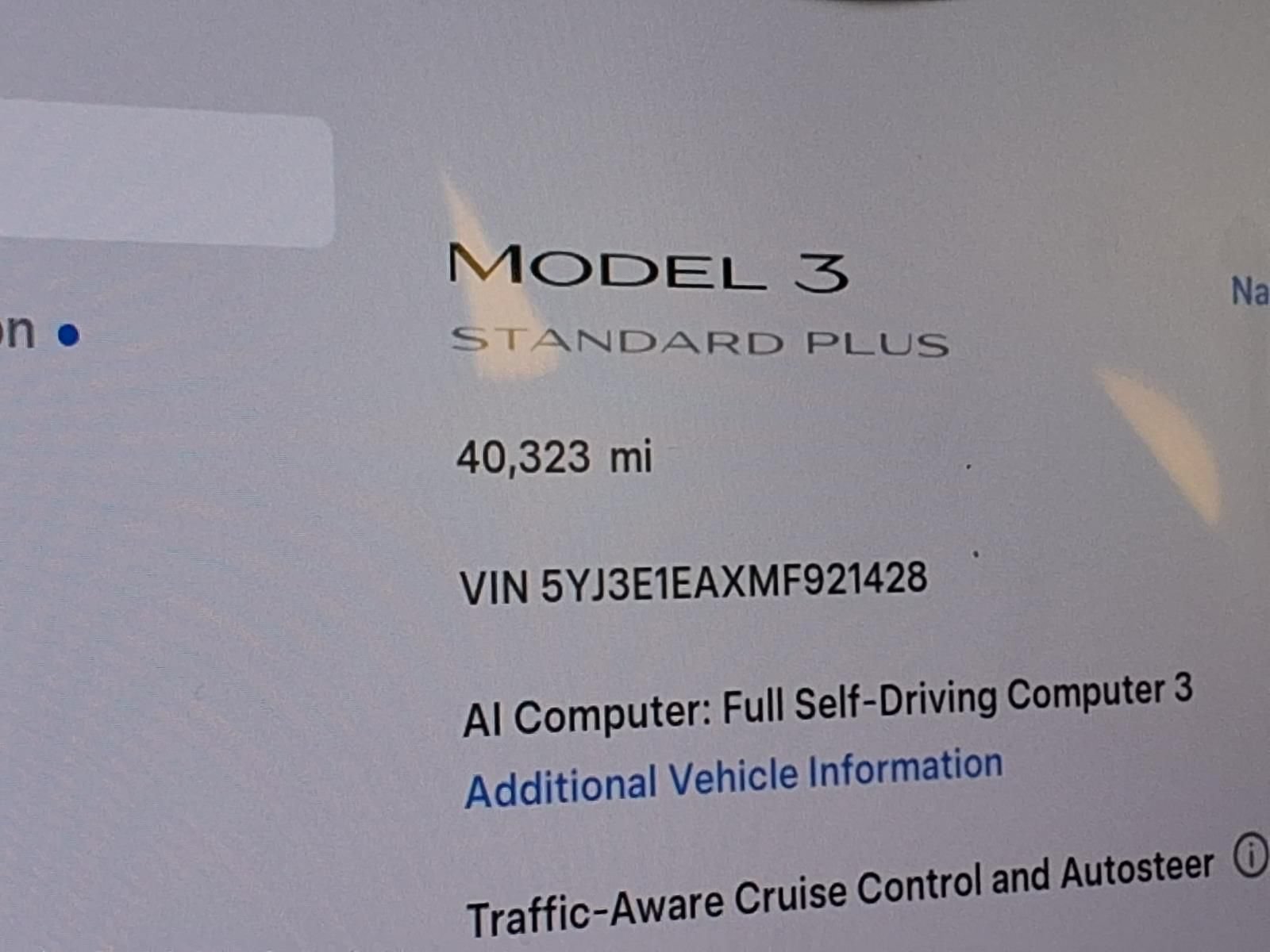 Used 2021 Tesla Model 3 Standard Range Plus RWD image 31