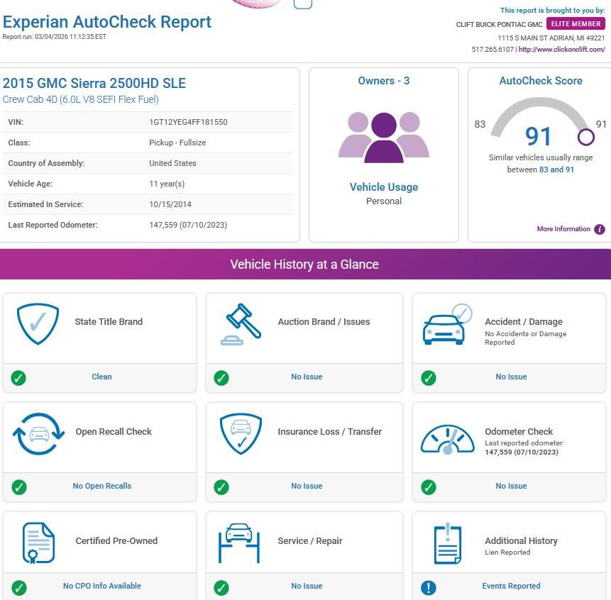 Used 2015 GMC Sierra 2500 SLE image 3