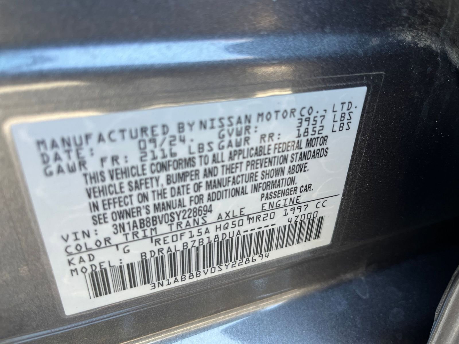 Used 2025 Nissan Sentra S FWD image 27