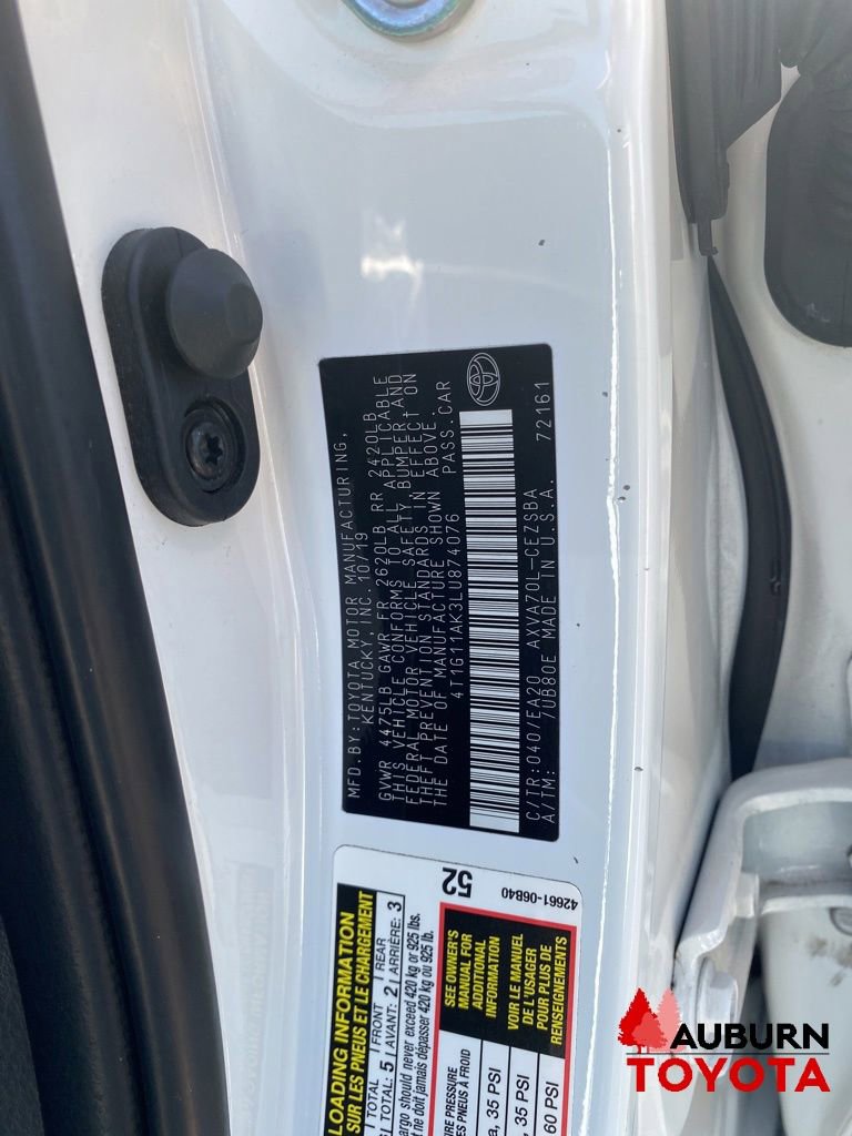 Used 2020 Toyota Camry SE FWD image 30