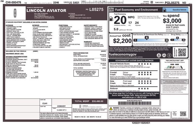 Used 2023 Lincoln Aviator Standard w/ Premium Package image 28