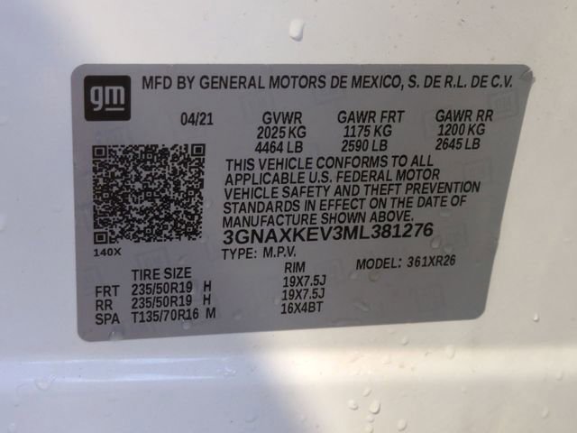 Certified 2021 Chevrolet Equinox LT FWD image 33