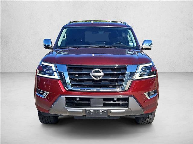 Used 2021 Nissan Armada Platinum w/ Captain's Chairs Package RWD image 2