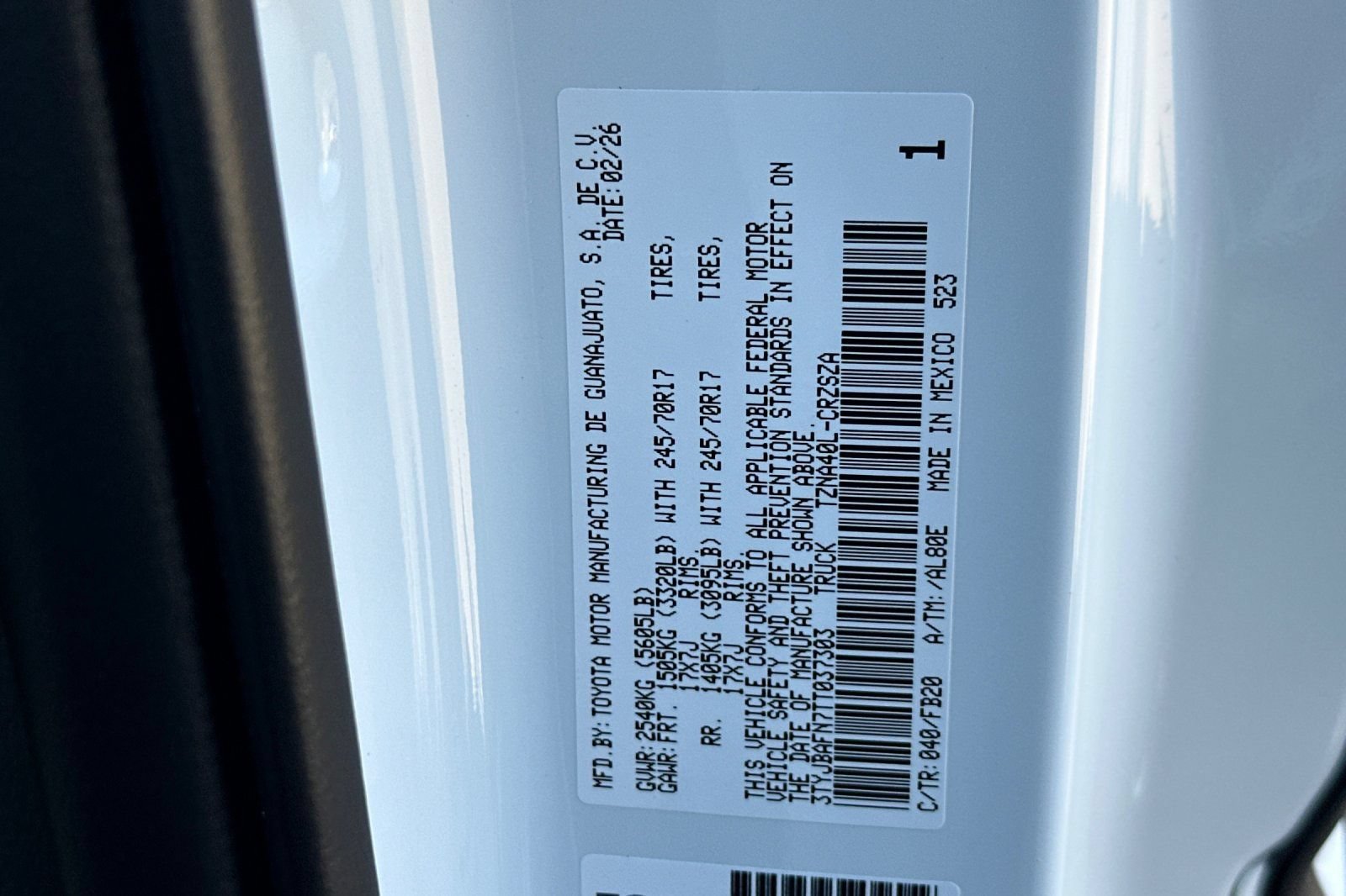 New 2026 Toyota Tacoma SR5 RWD image 32