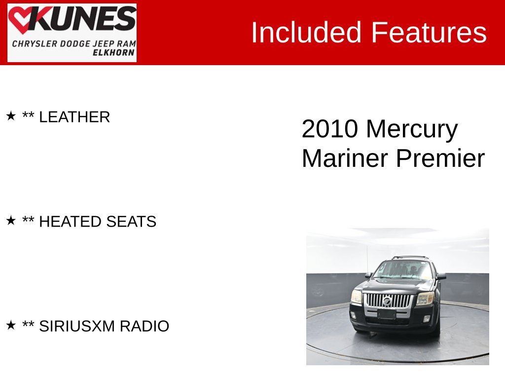 Used 2010 Mercury Mariner Premier AWD/4WD image 3
