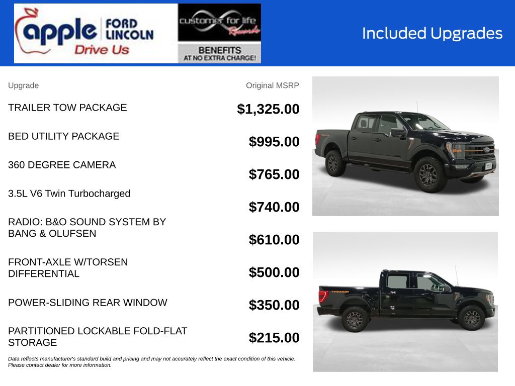 Certified 2023 Ford F150 Tremor w/ Trailer Tow Package AWD/4WD image 4