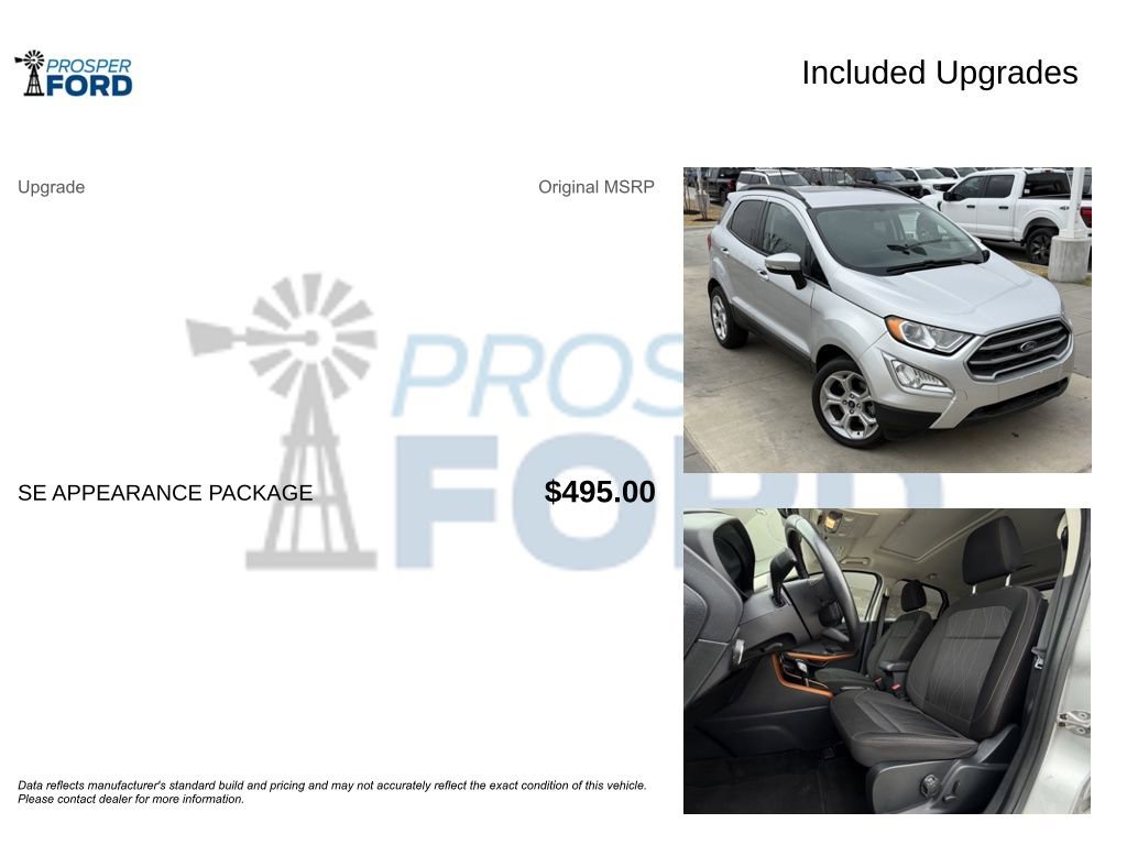 Used 2021 Ford EcoSport SE w/ SE Appearance Package image 3