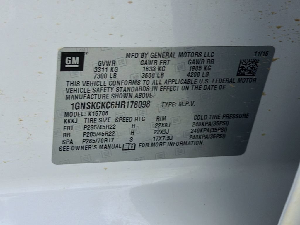 Used 2017 Chevrolet Tahoe Premier AWD/4WD image 32