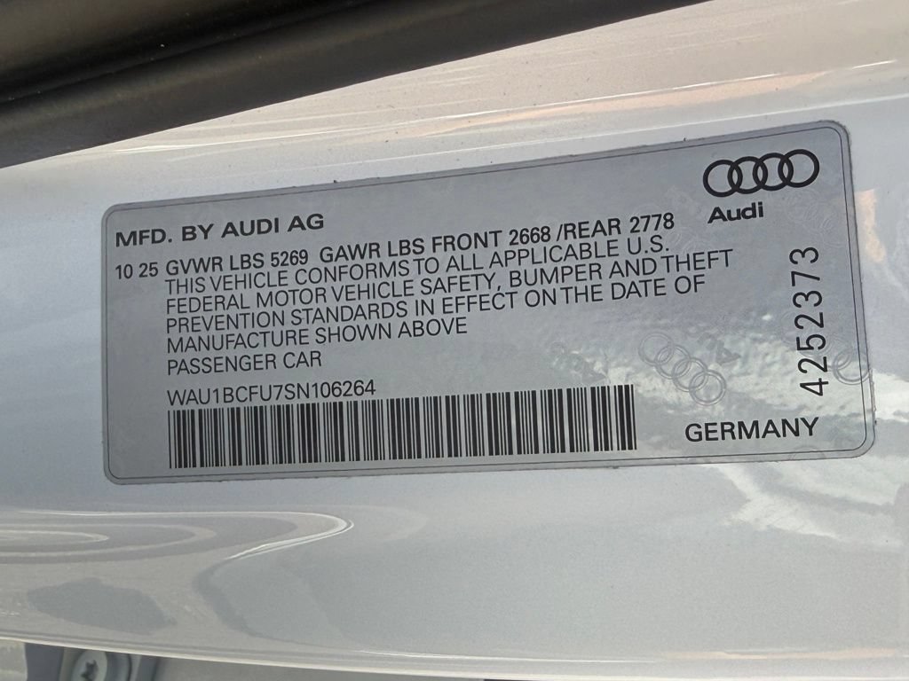Used 2025 Audi A5 2.0T Premium w/ Convenience Package AWD/4WD image 53