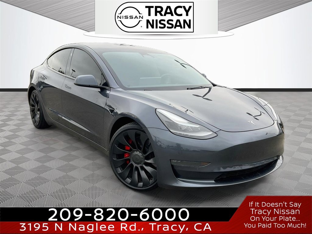 Used 2022 Tesla Model 3 Performance AWD/4WD image 1