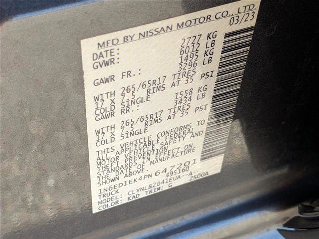 Used 2023 Nissan Frontier SV image 23