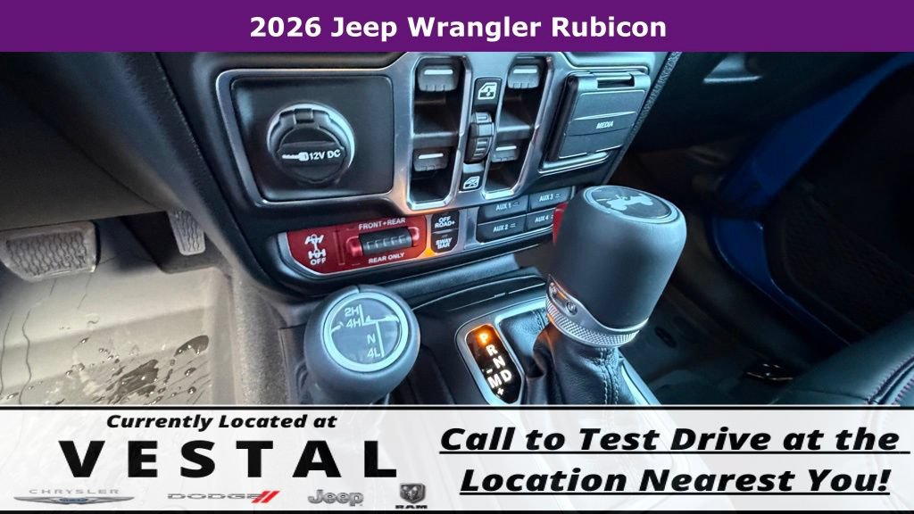 New 2026 Jeep Wrangler Unlimited Rubicon w/ Whitecap Package AWD/4WD image 44