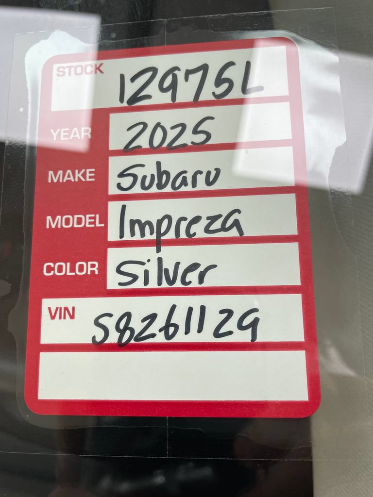 Certified 2025 Subaru Impreza 2.0i Sport AWD/4WD image 16