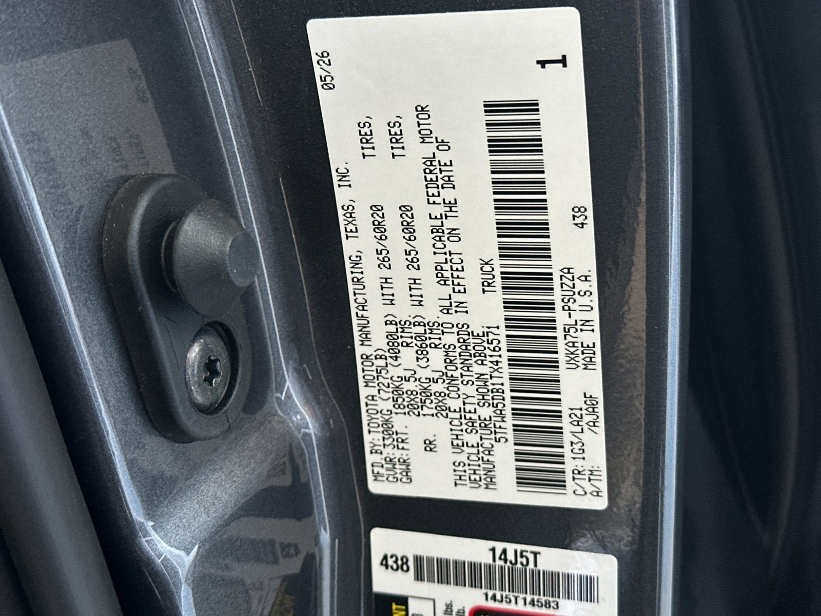 New 2026 Toyota Tundra Platinum AWD/4WD image 27